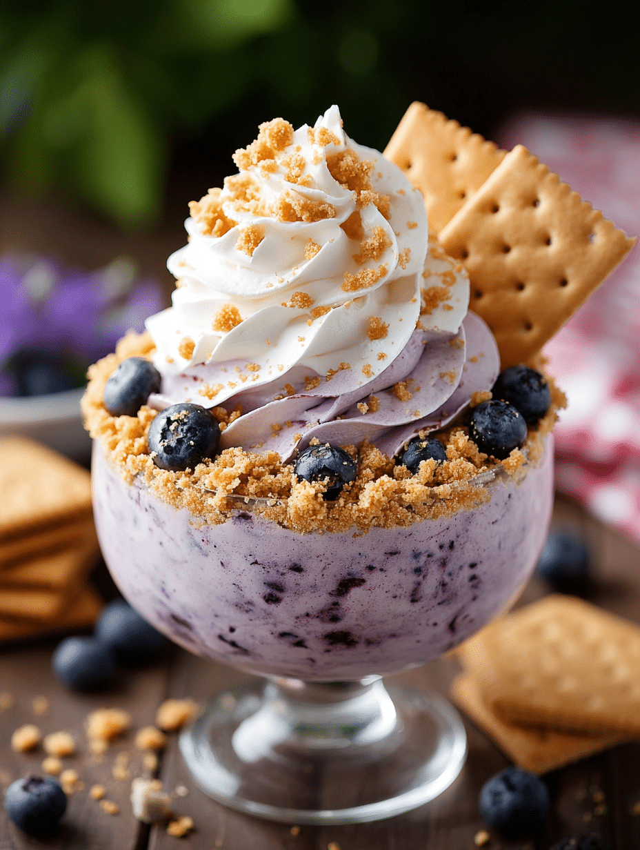 Blueberry Lemon Cheesecake Dip