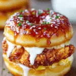 Buffalo Chicken Donut Sandwich: A Unique Flavor Adventure! 3 Buffalo Chicken Donut Sandwich