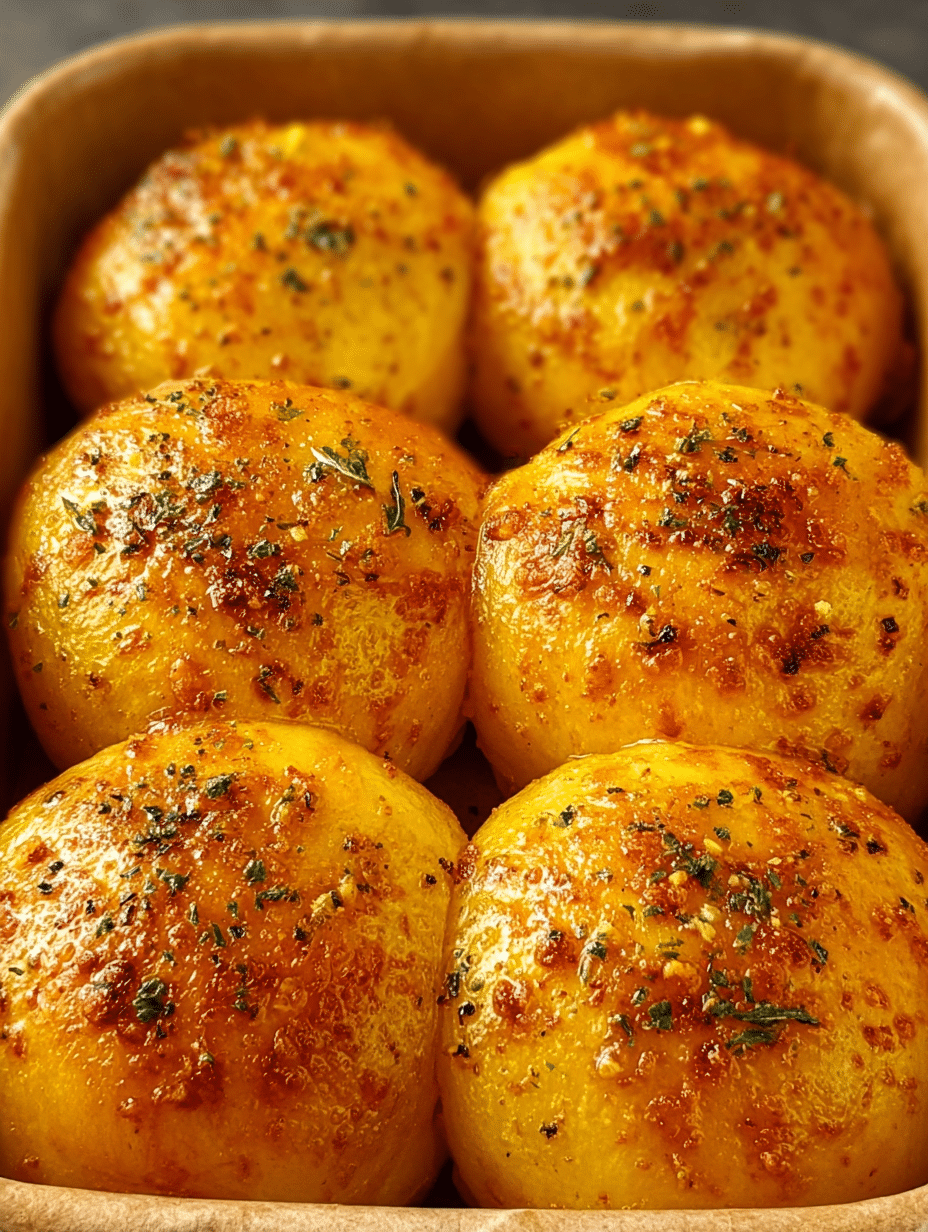 Cheesy Garlic Potato Buns: Irresistibly Gooey Delight! 2 Cheesy Garlic Potato Buns