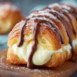 Dunkin’ Donuts Boston Cream Croissant Loaf: Bake It Now! 3 Dunkin’ Donuts Boston Cream Croissant Loaf