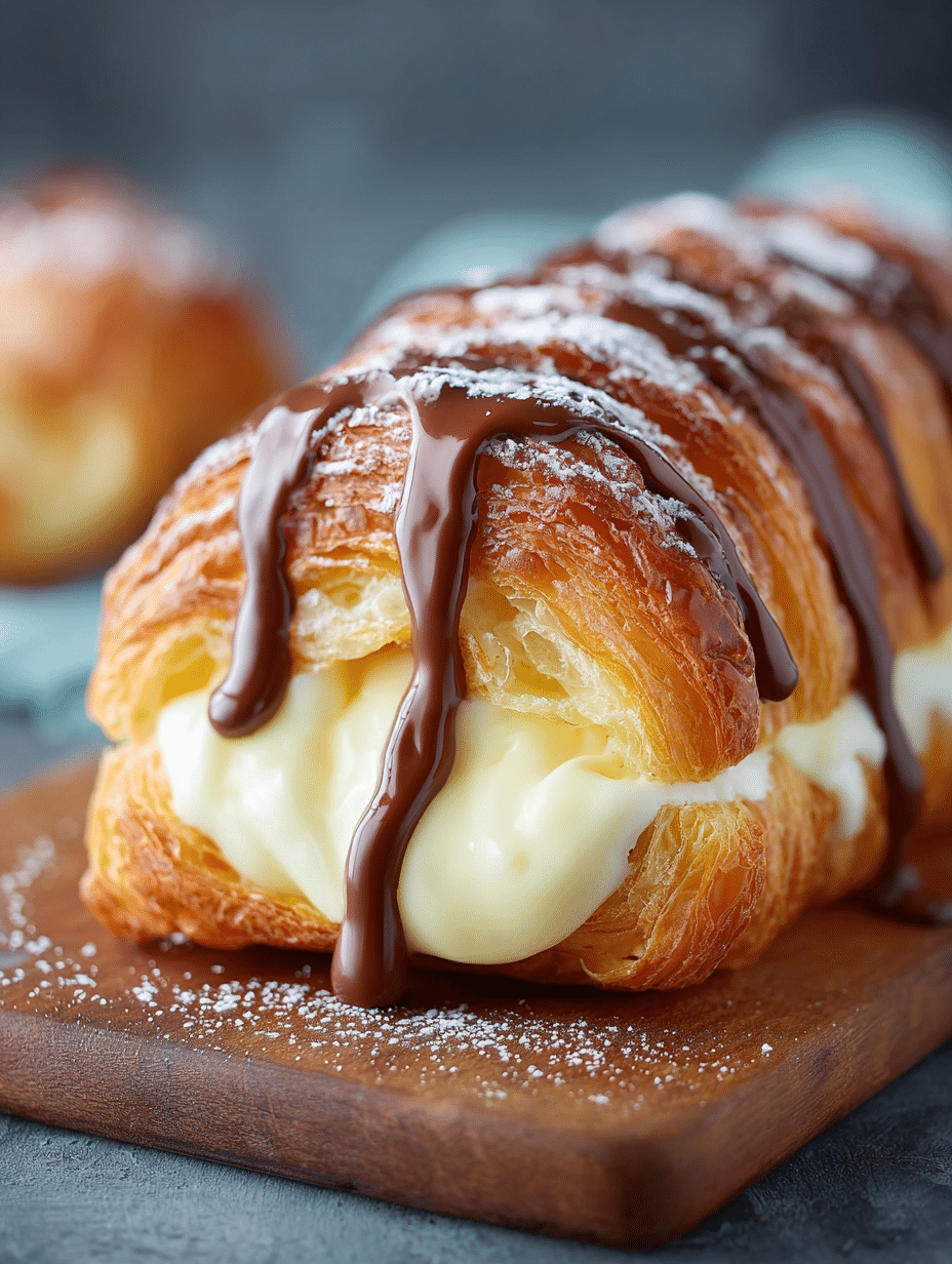 Dunkin’ Donuts Boston Cream Croissant Loaf