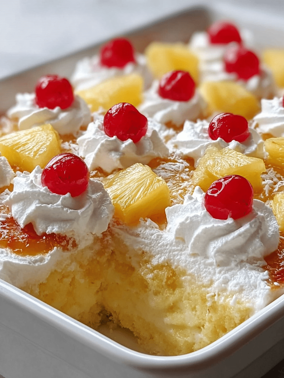 Juicy Pineapple Heaven Cake