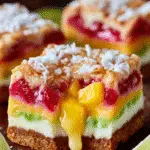 Rainbow Mango-Lime Lava Bars: A Tantalizing Treat! 3 Rainbow Mango-Lime Lava Bars