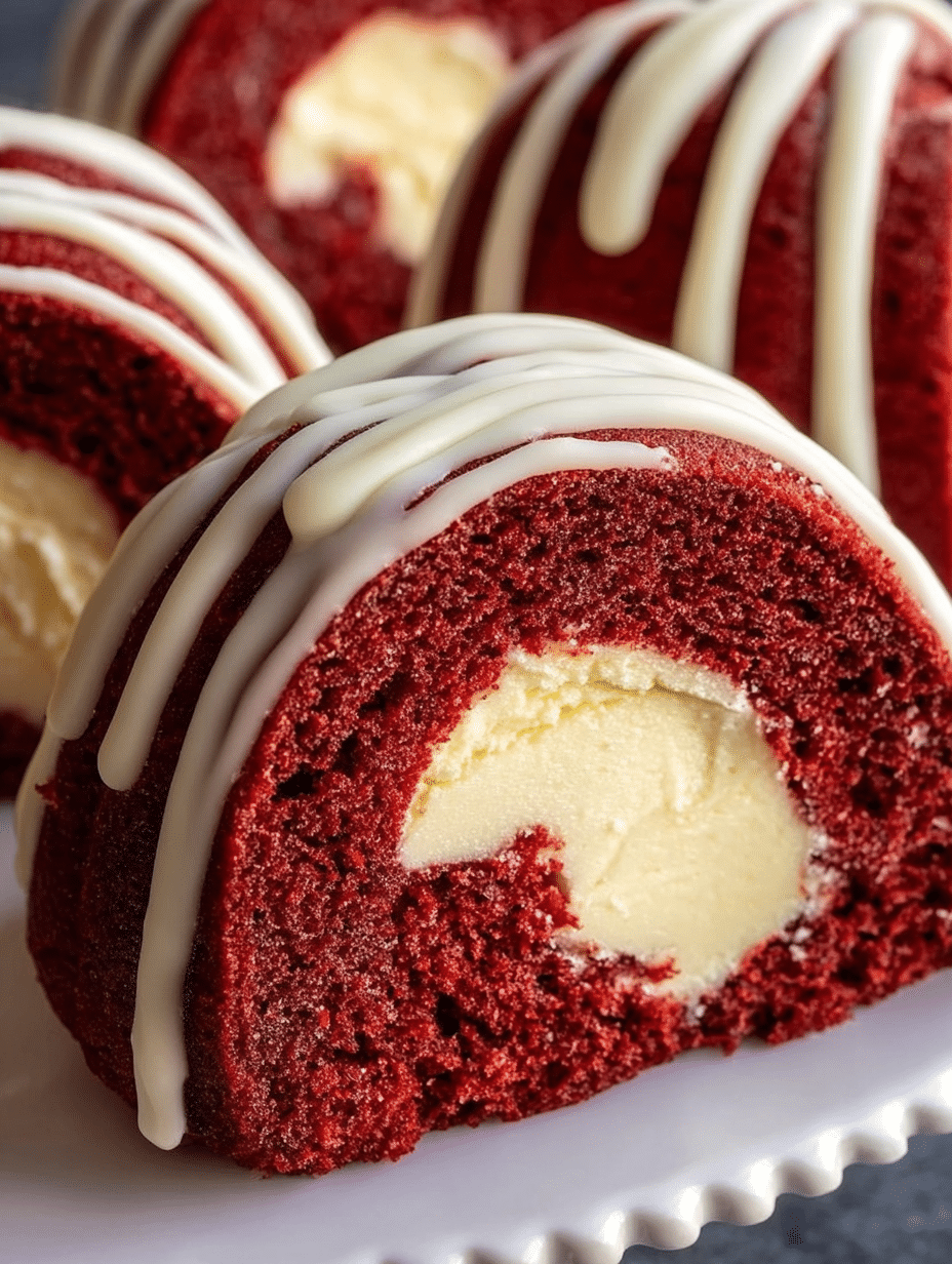 Red Velvet Cheesecake Bundt Cake