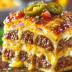 Towering Nacho Lasagna: A Must-Try Delicious Recipe! 3 Towering Nacho Lasagna (Layered Fiesta Stack)