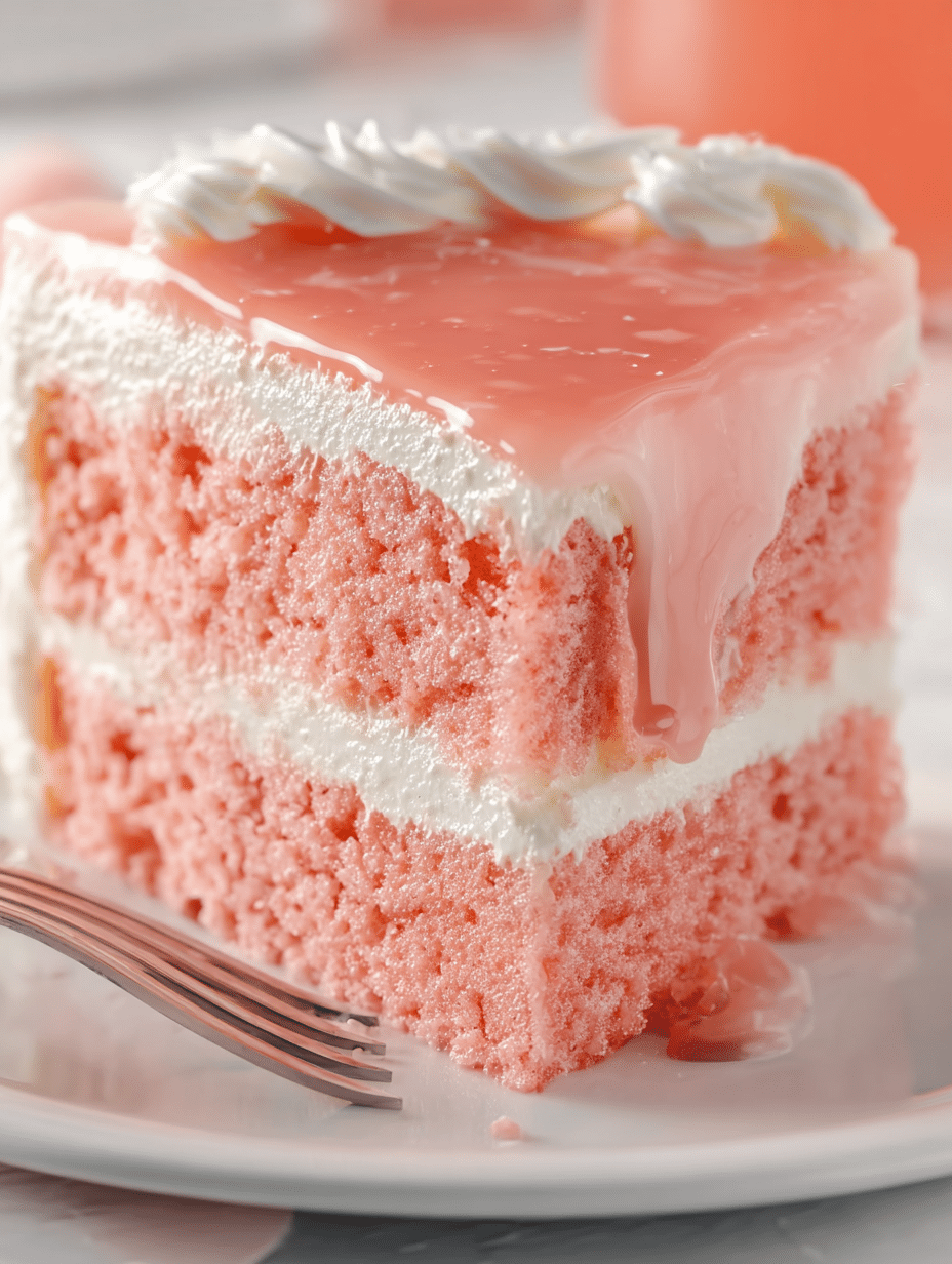 Tropical Hawaiian Guava Cake with Creamy Frosting