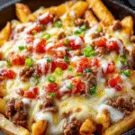 Volcano Nacho Fries Skillet: Create a Cheesy Lava Delight! 3 Volcano Nacho Fries Skillet (Cheesy Lava Explosion)