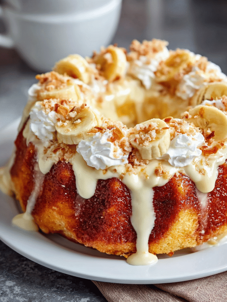 Banana Pudding Pound Cake