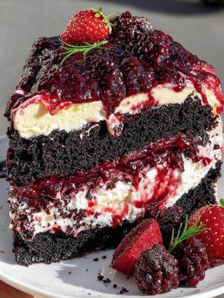 Black Velvet Berry Layer Cake: Indulge in Decadence! 5 Black Velvet Berry Layer Cake