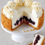 Blueberry Layer Cream Cheesecake