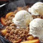 Brown Butter Peach Skillet Crisp: A Delicious Summer Treat 3 Brown Butter Peach Skillet Crisp