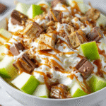 Caramel Apple Snickers Salad