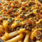 Cheeseburger French Fry Casserole
