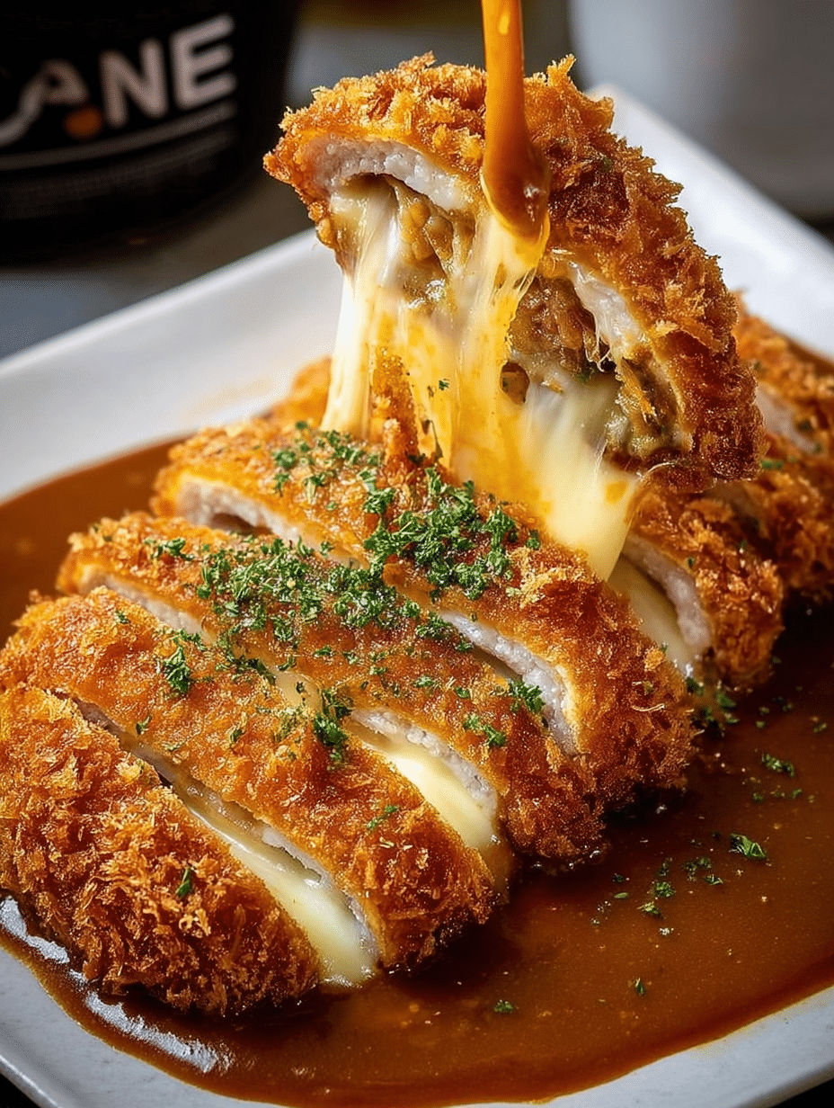 Cheesy Chicken Katsu Curry