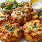 Cheesy Mini Chicken Pizza Buns
