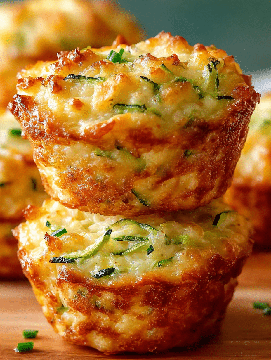 Cheesy Zucchini Muffins