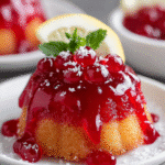 Cherry Glazed Mini Lemon Cakes: A Delightful Recipe! 6 Cherry Glazed Mini Lemon Cakes