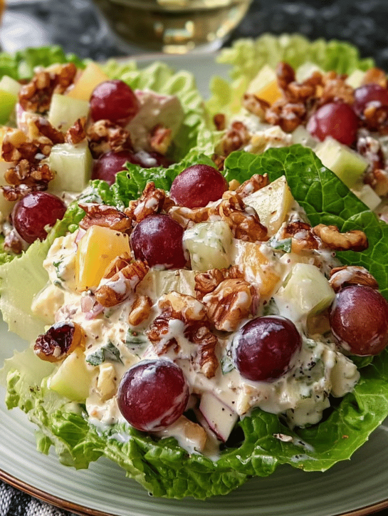 Classic Waldorf Salad Cups