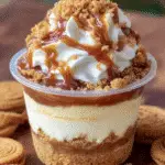 Cookie Butter Cheesecake Cups: A Delightful Treat! 6 Cookie Butter Cheesecake Cups