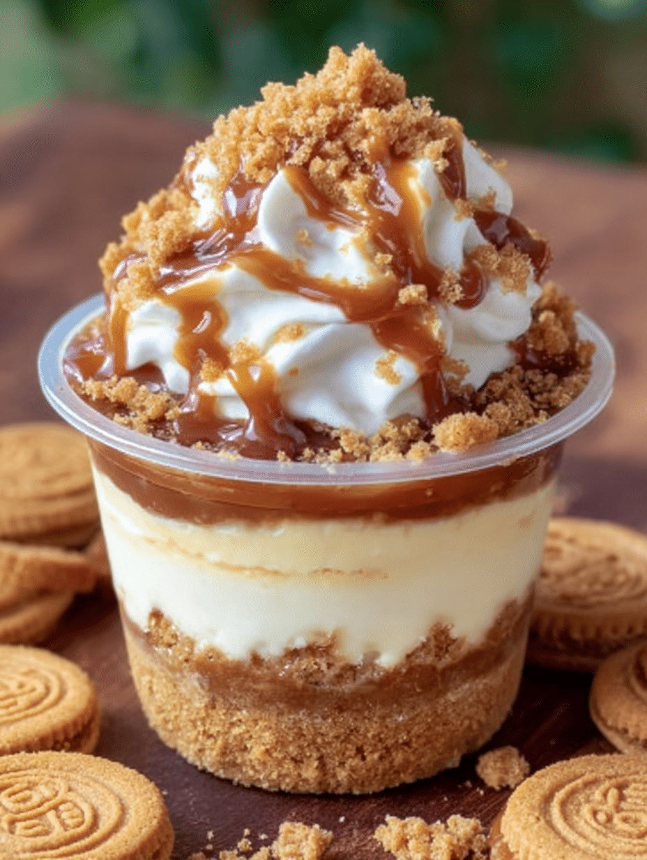 Cookie Butter Cheesecake Cups: A Delightful Treat! 4 Cookie Butter Cheesecake Cups