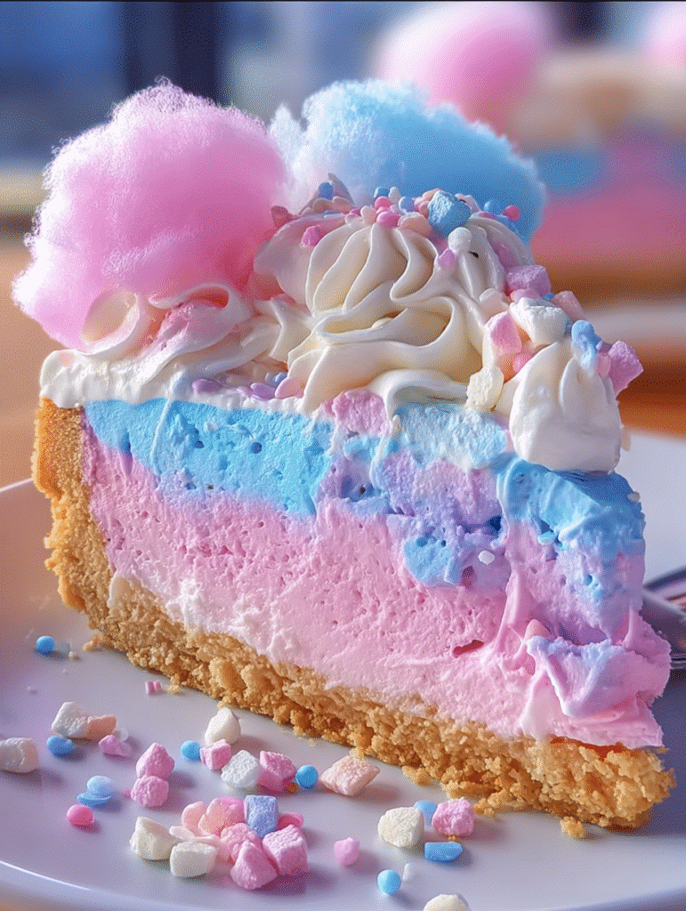 Cotton Candy Cheesecake
