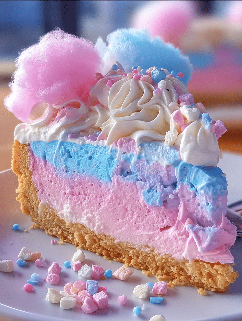 Cotton Candy Cheesecake