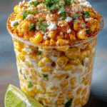 Creamy Mexican Street Corn in a Cup (Esquites) Delight! 6 Creamy Mexican Street Corn in a Cup (Esquites)
