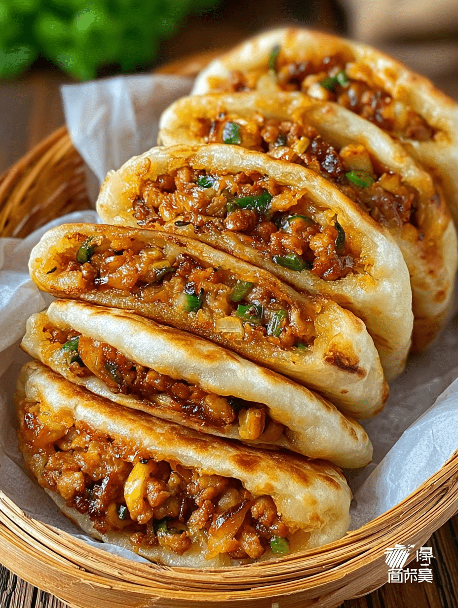 Crispy Chinese Meat-Stuffed Pancakes (Rou Jia Bing) Recipe! 2 Crispy Chinese Meat-Stuffed Pancakes (Rou Jia Bing)