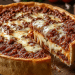 Deep Dish Meat Lover’s Pizza Pie
