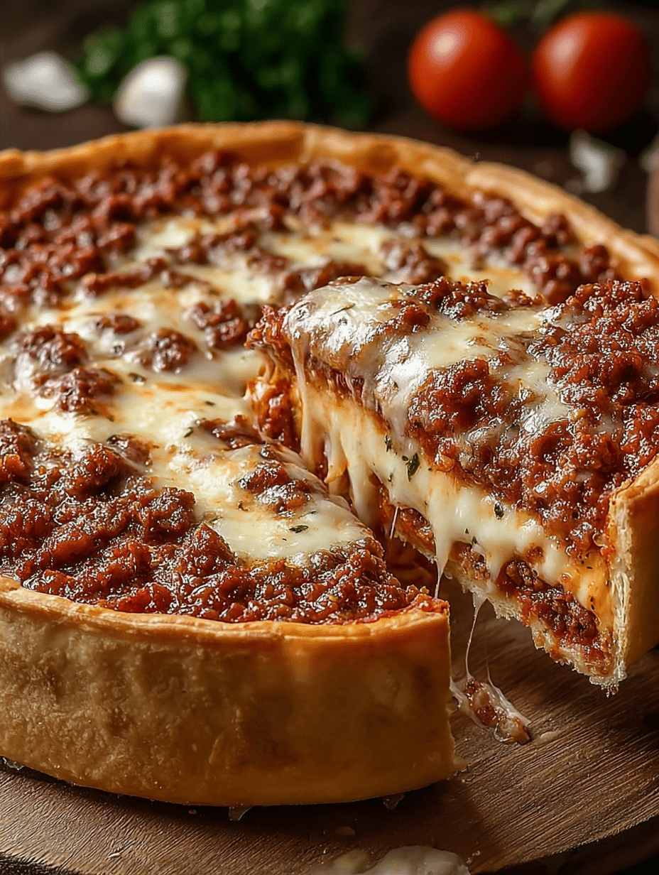 Deep Dish Meat Lover’s Pizza Pie