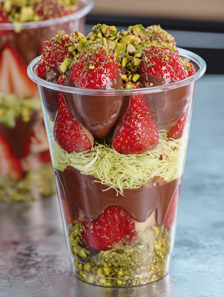 Dubai Chocolate Strawberry Cup: Sweet Indulgence Awaits! 5 Dubai Chocolate Strawberry Cup