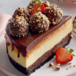 Ferrero Rocher Chocolate Cheesecake