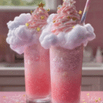 Galaxy Cotton Candy Milkshake