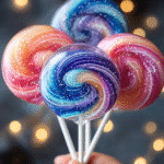 Galaxy Swirl Lollipops: Make Stunning Treats Today! 6 Galaxy Swirl Lollipops