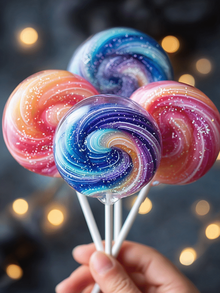 Galaxy Swirl Lollipops: Make Stunning Treats Today! 5 Galaxy Swirl Lollipops