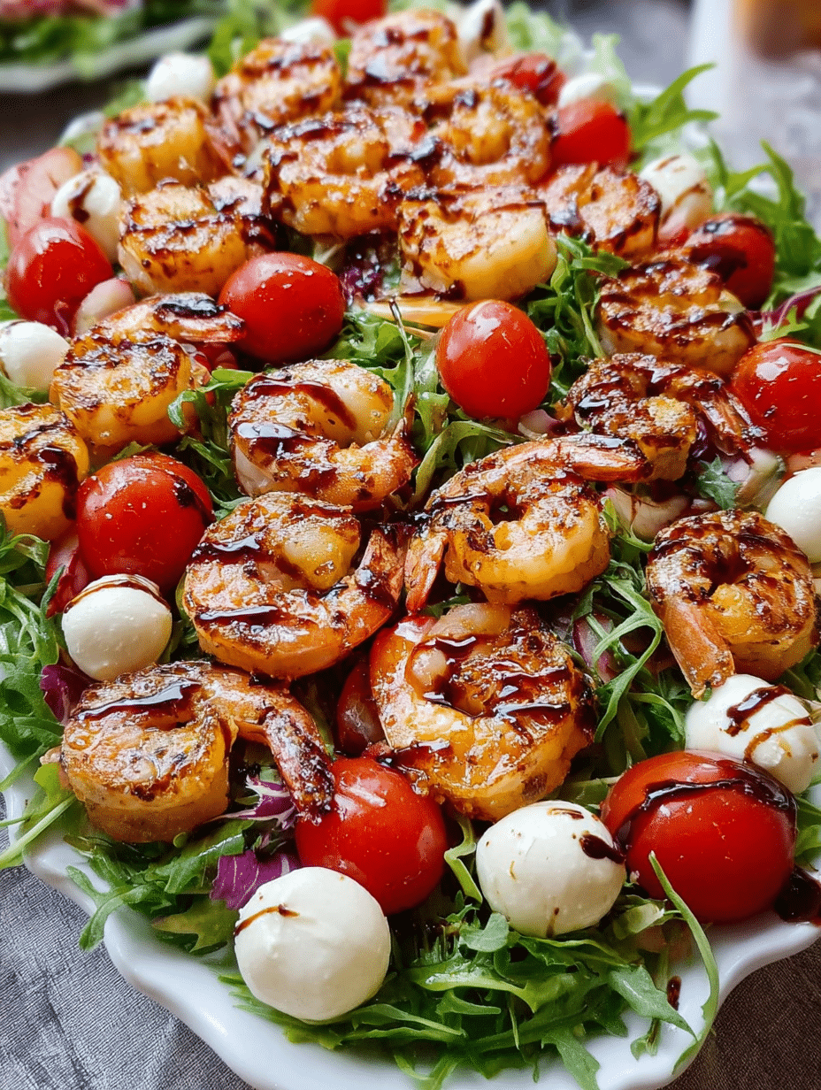 Grilled Shrimp Caprese Salad: A Delicious Recipe to Try! 4 Grilled Shrimp Caprese Salad