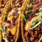 Loaded Bacon Cheeseburger Tacos