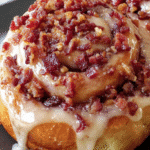 Maple Bacon Cinnamon Rolls