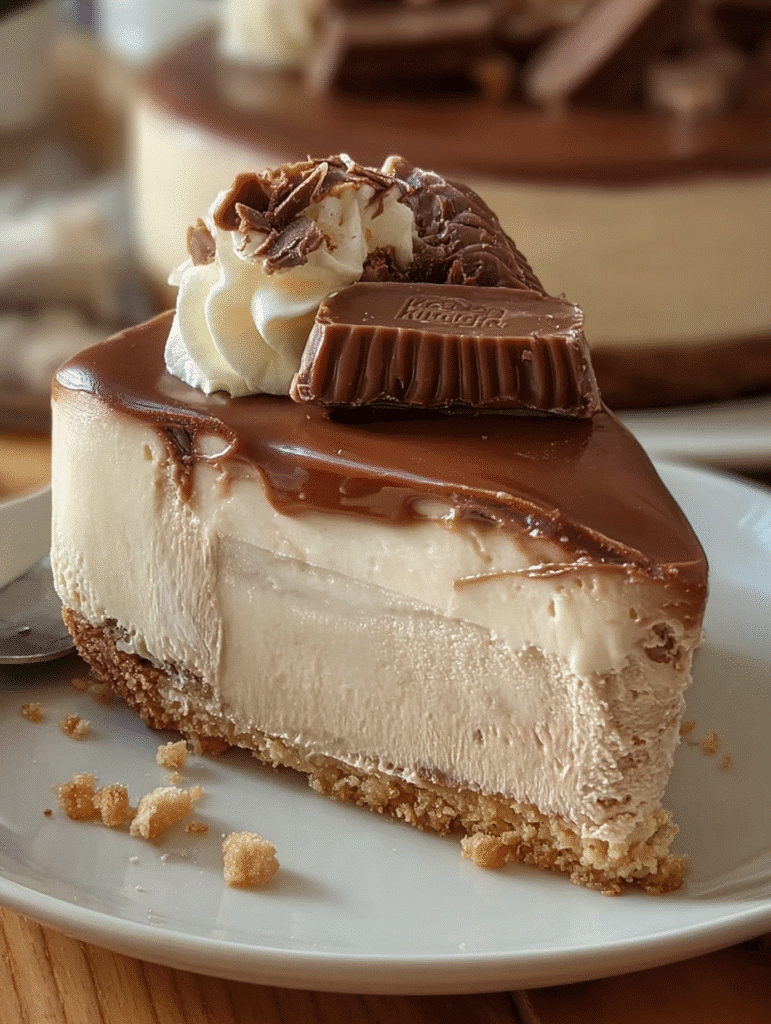 No-Bake Kinder Bueno Cheesecake