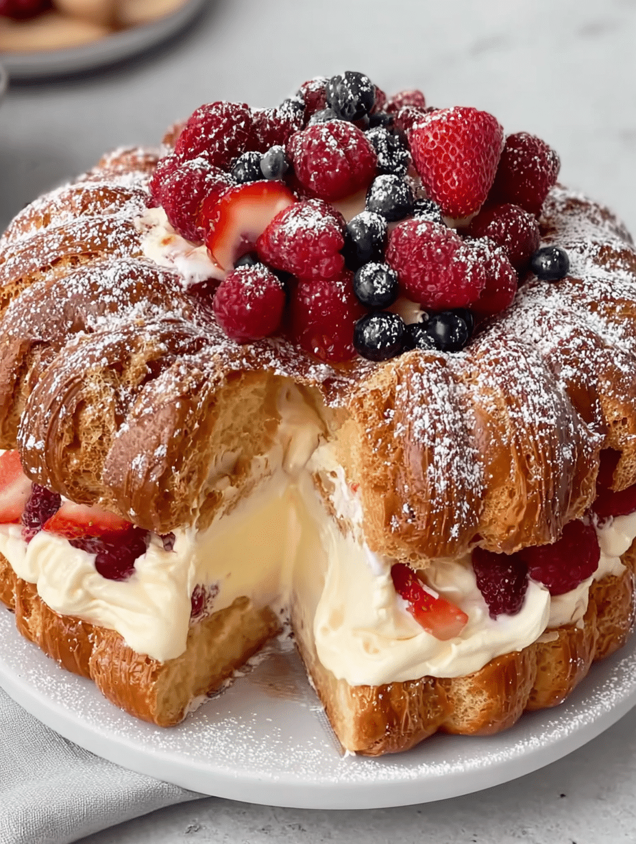 Paris-Brest Style Berry Cream Cake