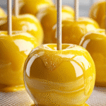 Pineapple Lemonade Candy Apples