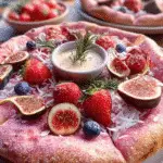 Pink Berry & Fig Dessert Pizza: A Sweet Delight Recipe 3 Pink Berry & Fig Dessert Pizza