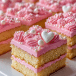 Pink Party Vanilla Cake Bars are a must-try treat! 5 Pink Party Vanilla Cake Bars