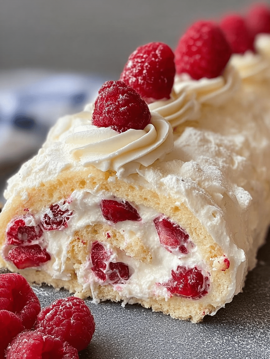 Raspberry Meringue Roulade: Delightful Dessert Recipe! 4 Raspberry Meringue Roulade
