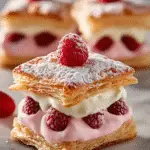 Raspberry Puff Pastry Cream Squares: A Must-Try Delight! 3 Raspberry Puff Pastry Cream Squares
