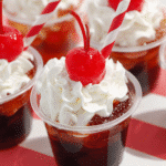 Root Beer Float Gelatin Cups