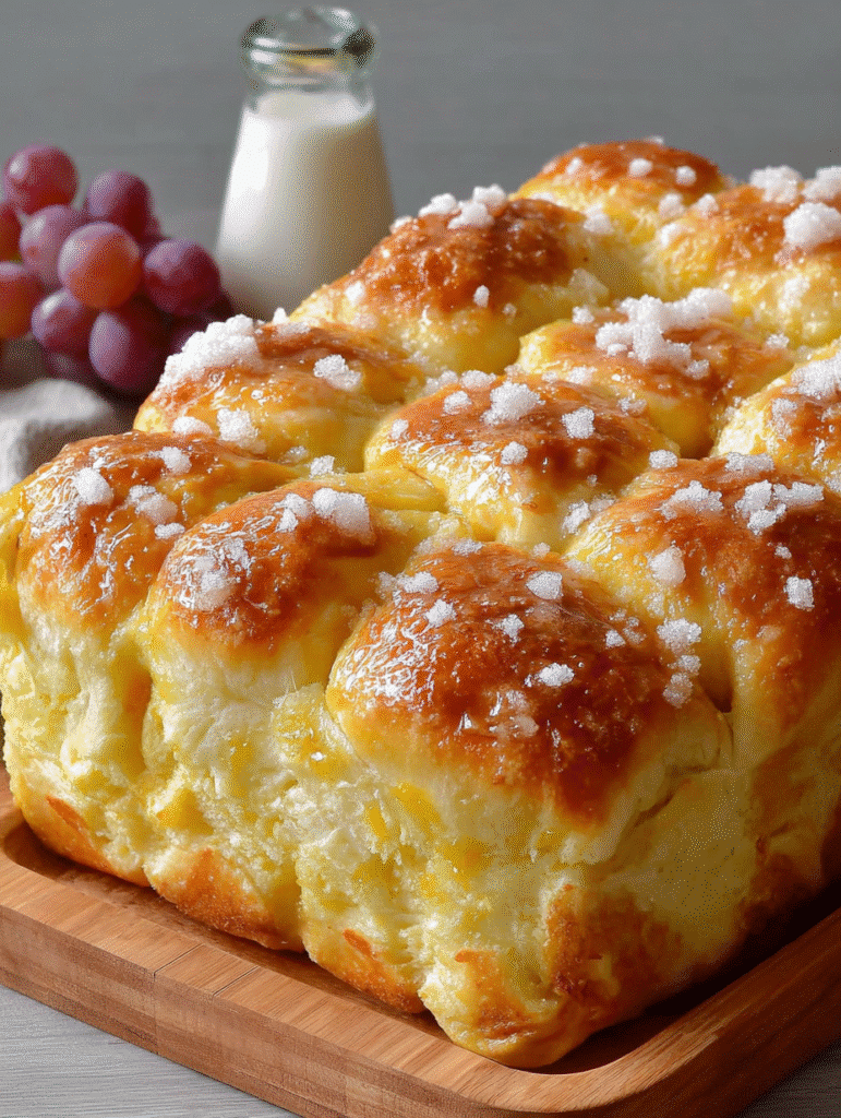 Soft Sugared Butter Pull-Apart Bread