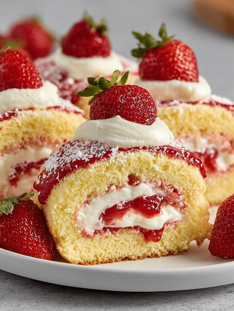 Strawberry & Cream Swiss Roll: Discover a Delicious Recipe! 4 Strawberry & Cream Swiss Roll
