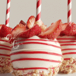 Strawberry Shortcake Candy Apples