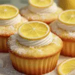 Sunny Lemon Cupcakes with a Zesty Center Delight Everyone! 3 Sunny Lemon Cupcakes with a Zesty Center